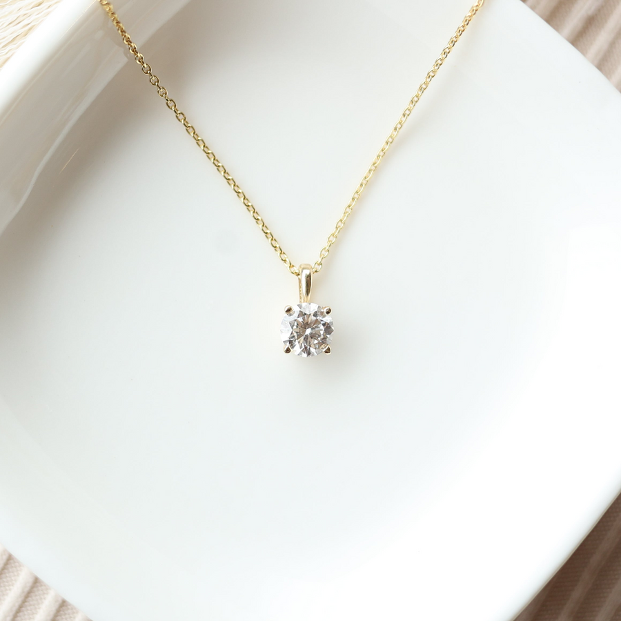 .25 Carat Round Solitaire Pendant