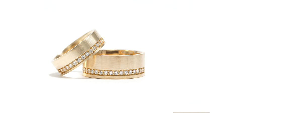 Gold wedding bands
