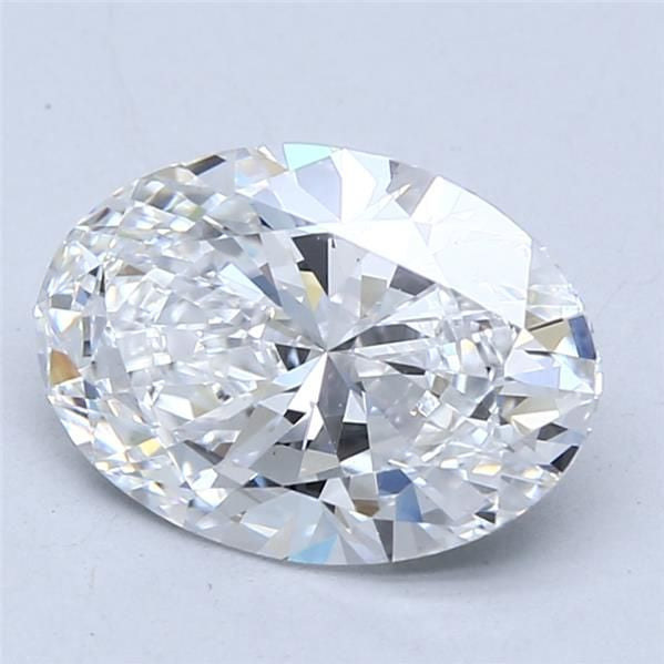2.52 ct Oval Lab-Grown Diamond, E VS1