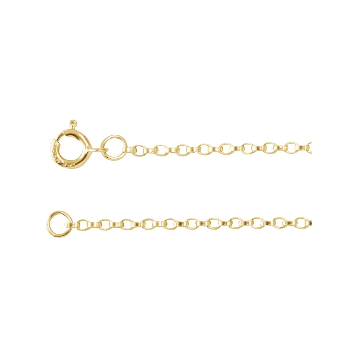 1.1 mm Rolo Chain in 14k Yellow Gold-Filled