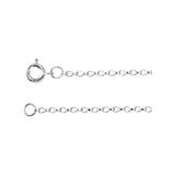 1.1 mm Rolo Chain in Sterling Silver