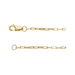 1.2 mm Elongated Box Chain in 14k Yellow Gold-Filled