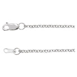 1.5 mm Cable Chain in Sterling Silver