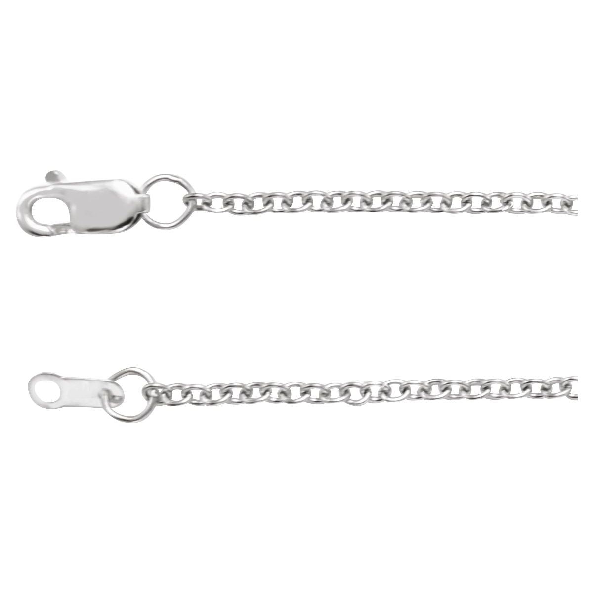 1.5 mm Cable Chain in Sterling Silver