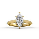 The Olive Ring - Marquise