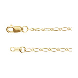 1.5 mm Figaro Chain in 14k Yellow Gold-Filled