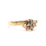 Yellow Gold and Rose Cut Diamond Ring