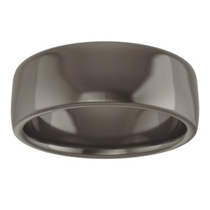 Titanium European Comfort-Fit Band