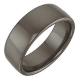 Titanium European Comfort-Fit Band