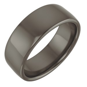 Titanium European Comfort-Fit Band