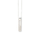 Bar Pendant with Diamonds