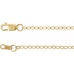 1.8 mm Flat Cable Chain in 14k Yellow Gold-Filled