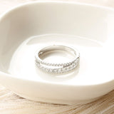 Wave Diamond Ring