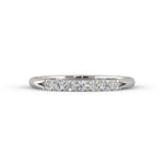 7 Stone Anniversary Band — White gold