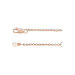 1.5 mm Cable Chain in 14k Rose Gold