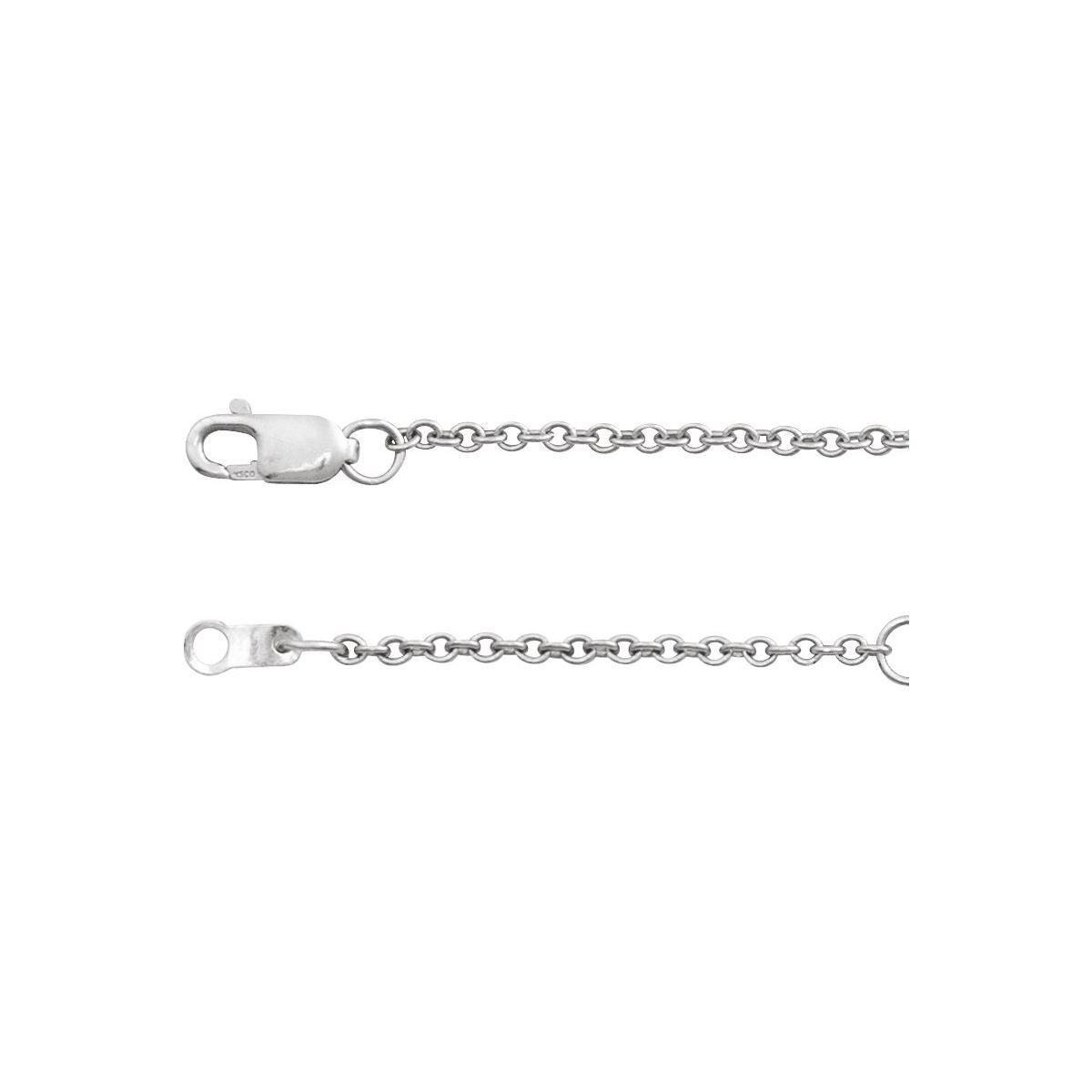 1.5 mm Cable Chain in Sterling Silver