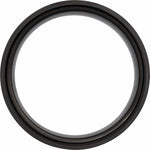 Black Tungsten Beveled-Edge Inlay Band