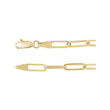 3.85 mm Paperclip-Style Chain in 14k Yellow Gold