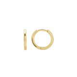 14k Yellow Gold Hoop Earrings