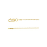 0.75 mm Box Chain in 14k Yellow Gold