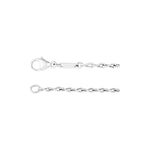 2 mm Figure Eight Chain in Sterling Silver