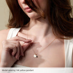 Initial Disc Necklace