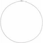 2 mm Figure Eight Chain in Sterling Silver