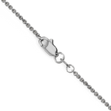 Round Cable Chain 1.1mm w/ Lobster Clasp