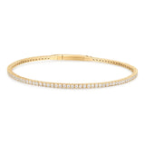 Lab-Grown Diamond Round Tennis Bracelet