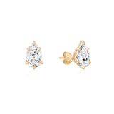 Lab-Grown Diamond Pear-Cut Stud Earrings