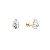 Pear Cut Lab-Grown Diamond Studs