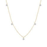 Floating Drop Lab-Grown Diamond Necklace