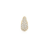 Pavé Lab-Grown Diamond Teardrop Charm