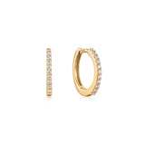 Timeless Round Lab-Grown Diamond Huggie Earrings