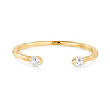 Dainty Lab-Grown Diamond Stack Ring