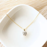 1.00 Carat Round Diamond Solitaire Pendant