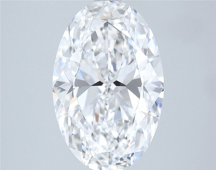 3.5 ct Oval Lab-Grown Diamond, D VVS2