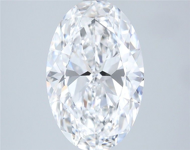 3.5 ct Oval Lab-Grown Diamond, D VVS2