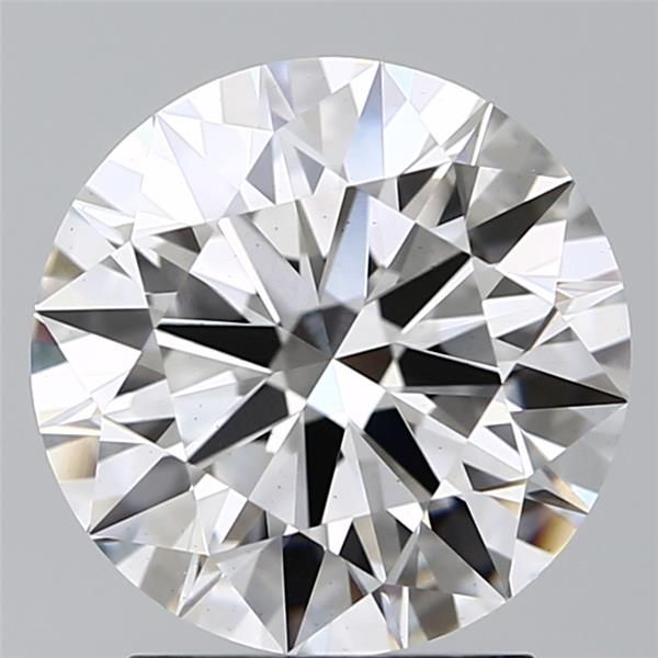 2.5 ct Round Lab-Grown Diamond, E VS1