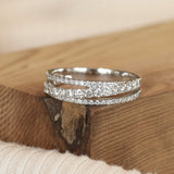Wave Diamond Ring