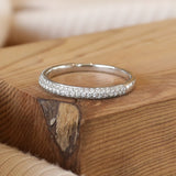 Pave Set Diamond Ring