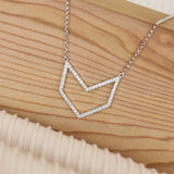Chevron Diamond Pendant