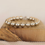 Silver Bead Bracelet