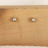 Silver Ball Earrings