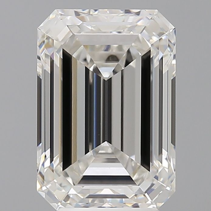 4.1 ct Emerald Lab-Grown Diamond, F VS1