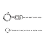 1 mm Rope Chain in Sterling Silver