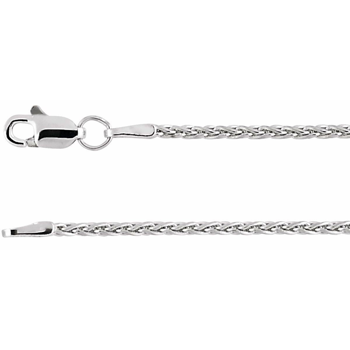 1.5 mm Wheat Chain in Sterling Silver