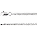 1.5 mm Wheat Chain in Sterling Silver