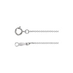 1 mm Cable Chain in Sterling Silver