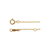 1 mm Cable Chain in 14k Yellow Gold-Filled